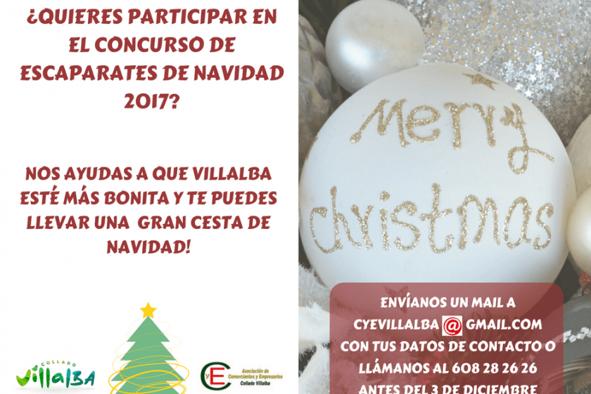 Concurso de escaparates Navidades 2017
